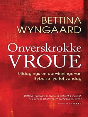 cover image of Onverskrokke vroue